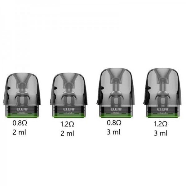 Eleaf iVeni Duo Pod Cartridge 2ml/3ml Replacement Pods 4PCS Eleaf iVeni Duo Pod Cartridge 2ml/3ml Replacement Pods 4PCS