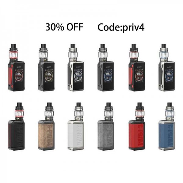 SMOK G-PRIV 4 Kit 230W Touch Screen Mod with TFV18 Mini & TFV9 Tank SMOK G-PRIV 4 Kit 230W Touch Screen Mod with TFV18 Mini & TFV9 Tank