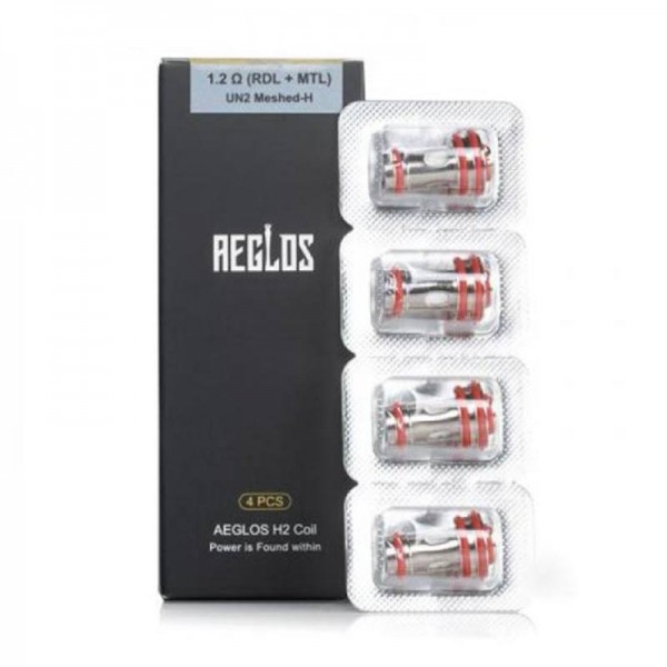 Uwell Aeglos H2 Coil UN2 Meshed-H 0.18Ω 1.2Ω Vape Coil 4PCS Pack Uwell Aeglos H2 Coil UN2 Meshed-H 0.18Ω 1.2Ω Vape Coil 4PCS Pack