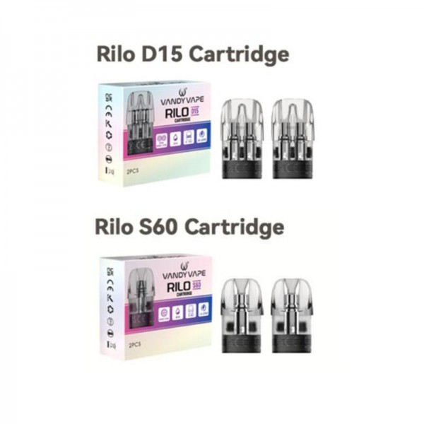 Vandy Vape Rilo Pod Cartridge Dual Mesh Replacement Pod 2pcs Pack