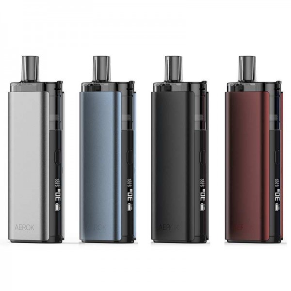 Wotofo Aerok Pod Kit 30W 1650mAh nexMESH Vape Device with OLED Screen