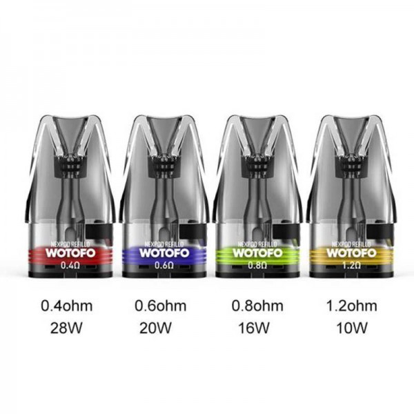 Wotofo nexPOD Refillo Pod Cartridge 3ml Replacement Pod 2pcs Pack