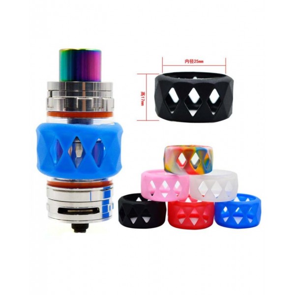 Bubble Glass Tubes Silicone Protective Case 25-28mm 6 Colors